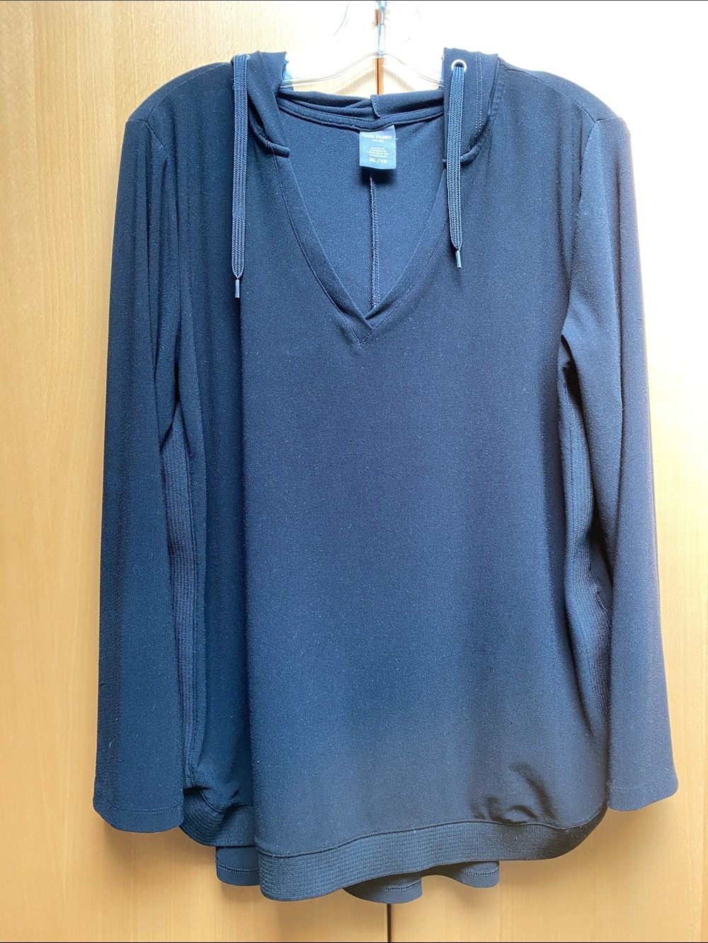 Black pullover hoodie